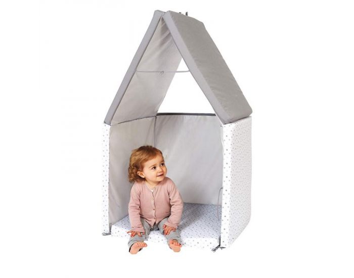 TIN�O CANDIDE Grand Tapis d'Eveil Pliable - Gris (12)