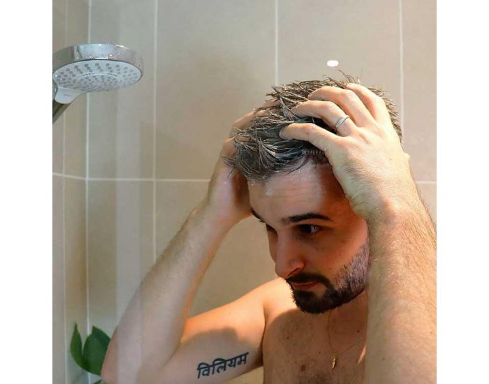 LAMAZUNA Shampoing Solide Cheveux Normaux Huile d'Abyssinie - 70ml (3)