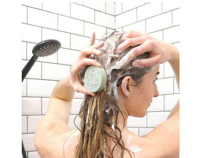 LAMAZUNA Shampoing Solide Cheveux Gras Spiruline - 70ml (1)