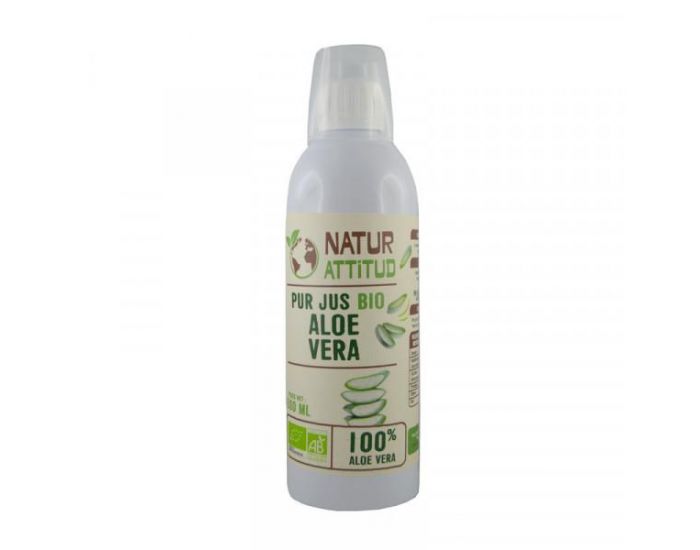 NATUR ATTITUD Pur jus d'Aloe vera Bio - 500 ml (1)
