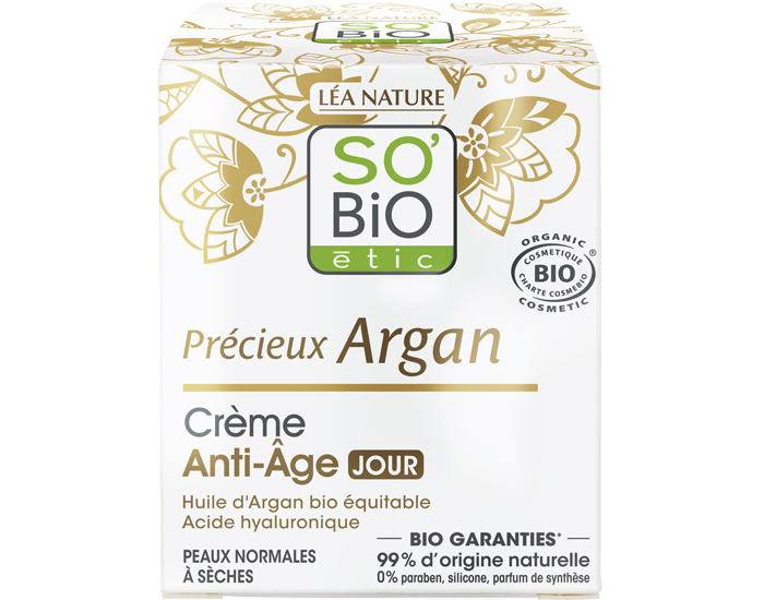 SO'BIO Crème de Jour Anti-âge à l'Argan Bio - 50 ml (1)