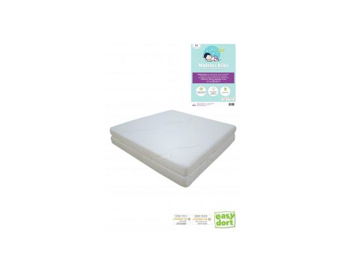 EASY DORT Matelas Pliant - Viscose de Bambou - 60x120 cm (1)