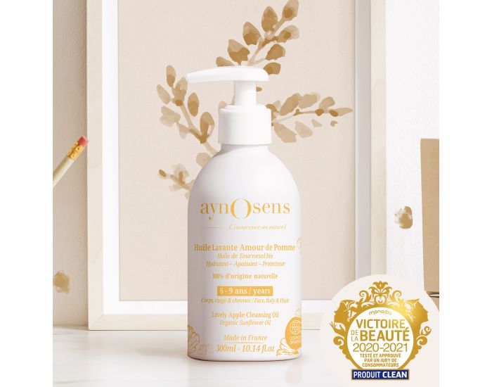 AYNOSENS Huile Lavante Amour De Pomme Enfant - 300 ml (1)