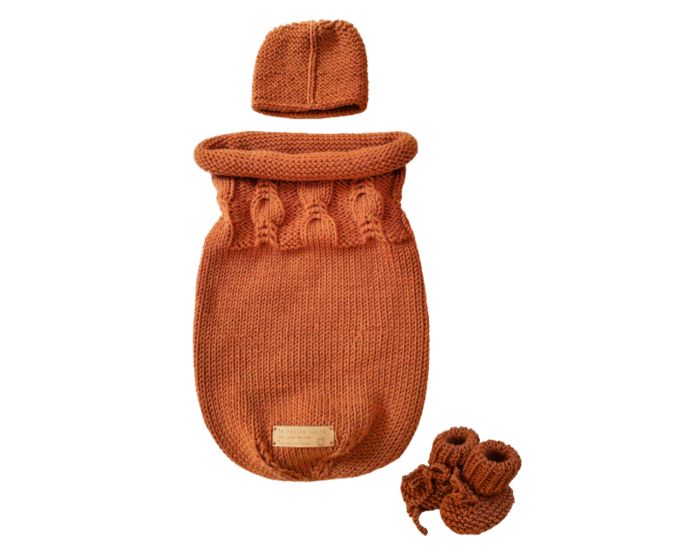 MA PETITE LAINE Trousseau Laine Merinos (Cocon, Bonnet, Chaussons) 0-6 Mois (1)