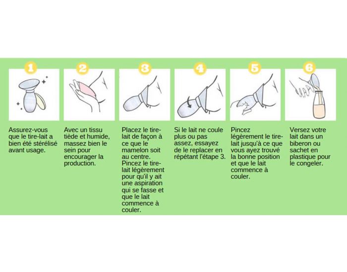 HAAKAA Recueil-Lait 100% Silicone - 100ml (4)