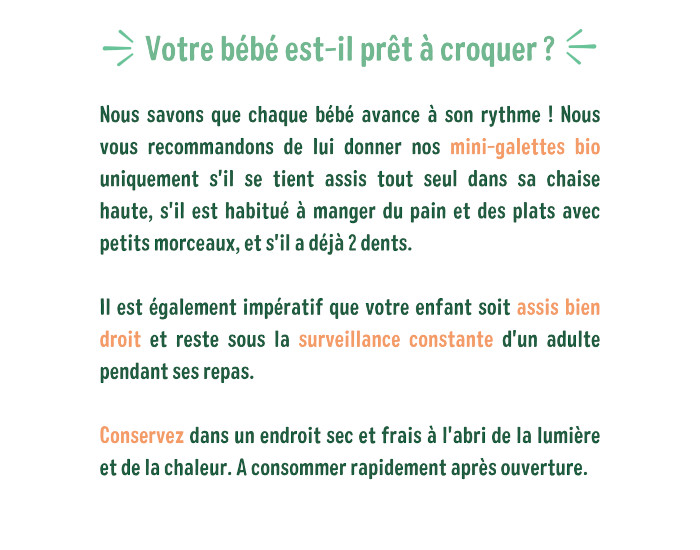 GOOD GOUT Mini-Galettes de Riz  la Pomme pour Bb - 40 g - Ds 10 mois (3)