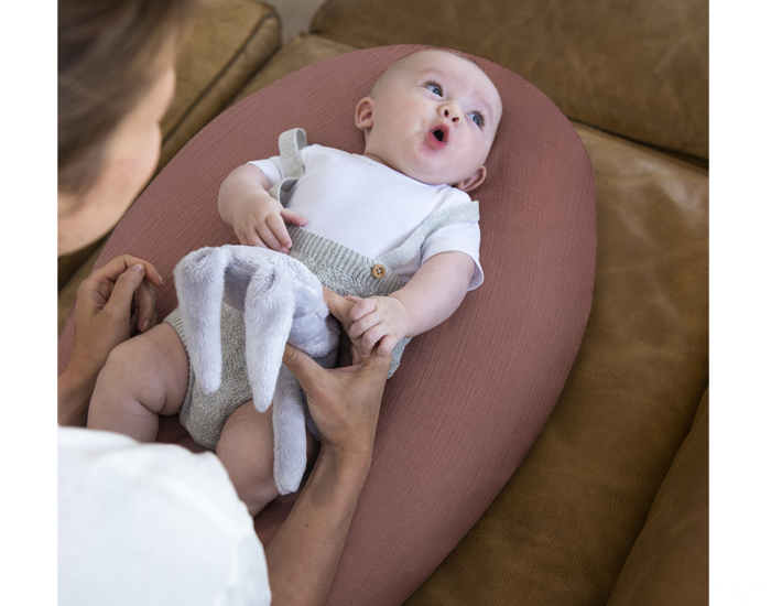 DOOMOO BASICS Coussin de Maternit en Coton Bio Comfy Big  Tetra Brick (1)