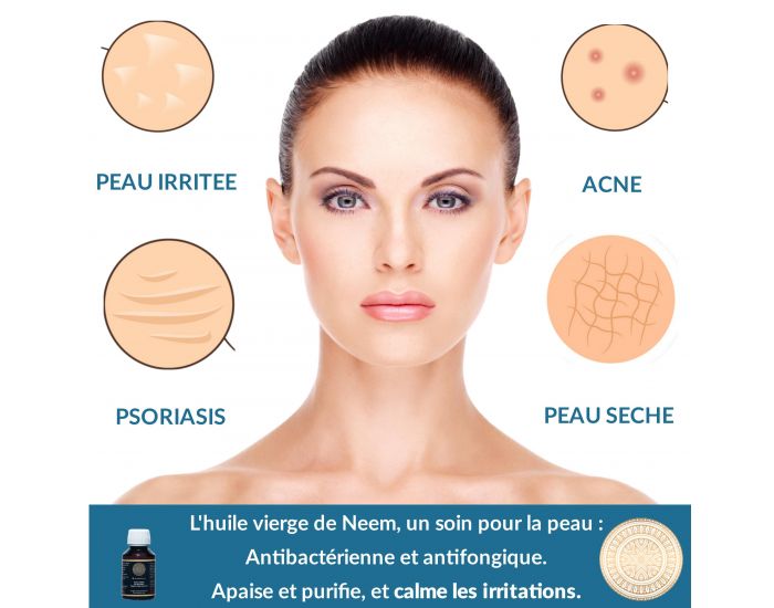 SAADHIA Huile Vierge De Neem Bio - 100ml (2)