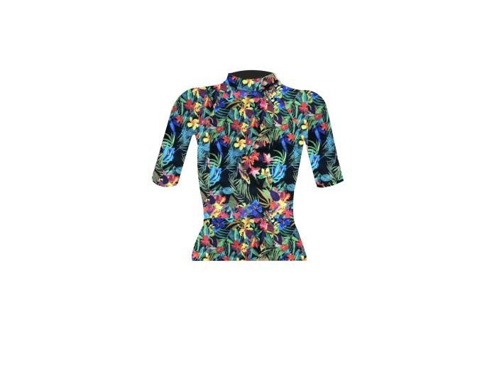 MAYOPARASOL Tee Shirt Anti UV Femme - Tropiques  (4)