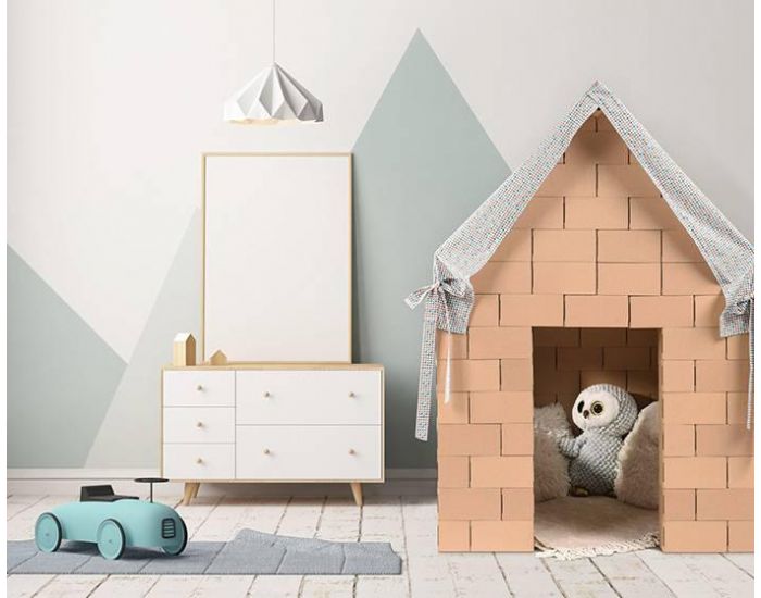 GIGI Blocs De Construction - Kit Cabane En Carton Recycl� - D�s 3 ans (2)
