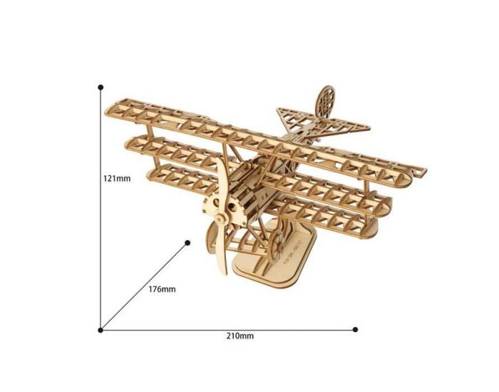ROBOTIME Maquette 3D - Avion Triplan - Ds 8 Ans (1)