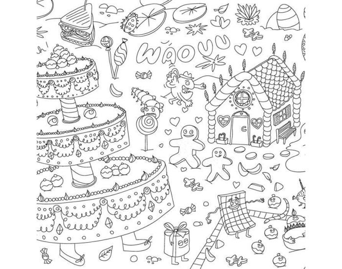 OMY Set de Table � Colorier (2)