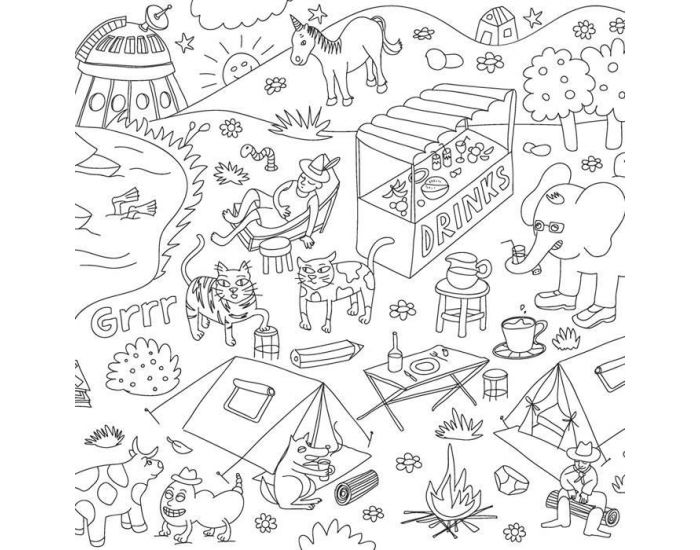 OMY Set de Table � Colorier (3)