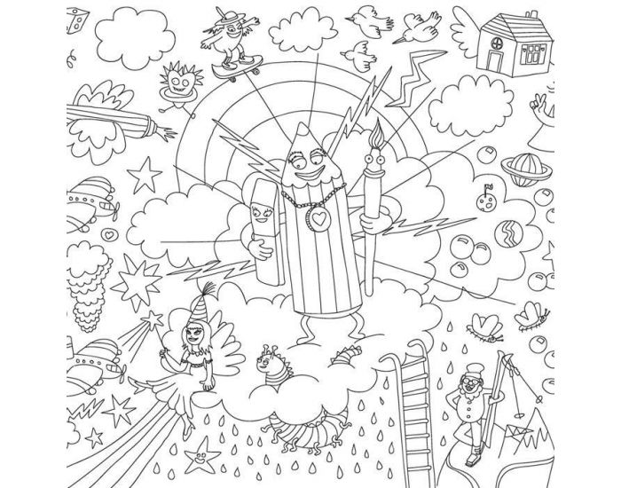 OMY Set de Table � Colorier (4)