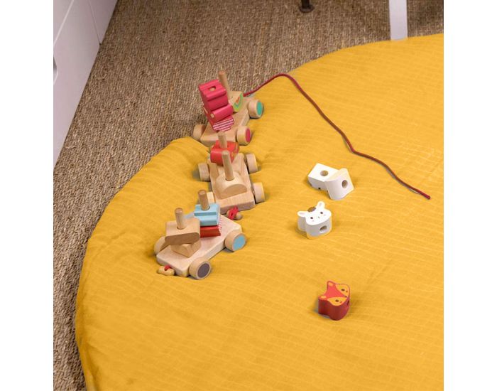 PAPATE Tapis d'Eveil en Coton Bio - Havane (1)