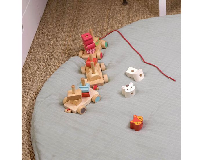 PAPATE Tapis d'Eveil en Coton Bio - Havane (3)