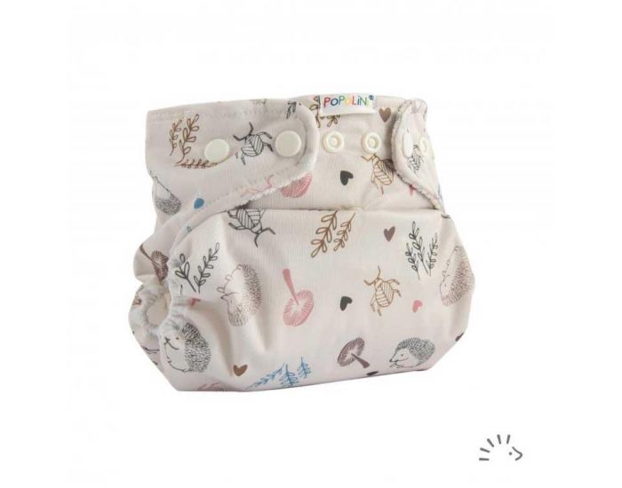 POPOLINI Couche Lavable TE2 - SNAP2FIT - Taille Unique (4-15kg) - Woodland (2)