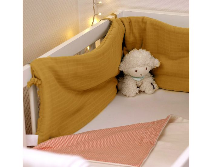 PAPATE Tour de Lit en Coton Bio - Rh�nan (1)