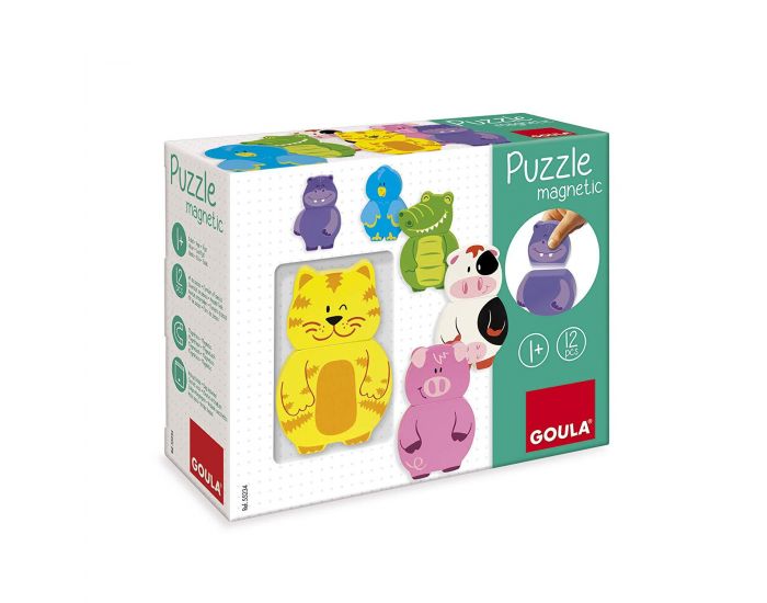 GOULA 6 Puzzles Magn�tiques Animaux - D�s 12 mois (2)
