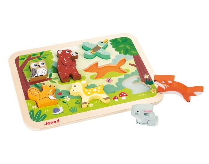 JANOD Puzzle 3D Animaux de la For�t - D�s 3 ans (1)