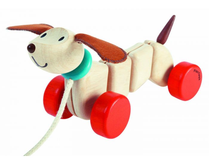 PLAN TOYS Teck le Petit Chien � Tirer - D�s 12 mois (2)