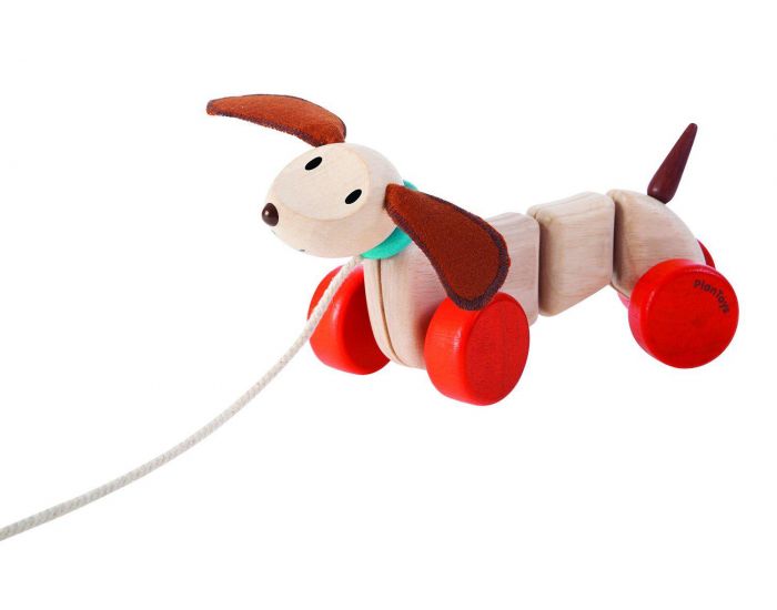 PLAN TOYS Teck le Petit Chien � Tirer - D�s 12 mois (3)