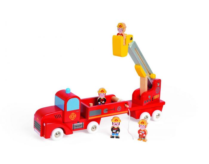 JANOD Camion de Pompiers G�ant - D�s 2 ans (1)