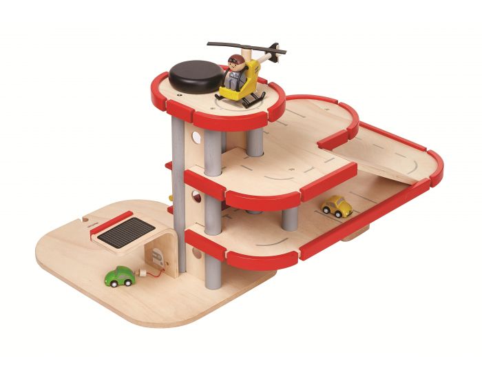 PLAN TOYS Garage Parking en Bois - D�s 3 ans (1)