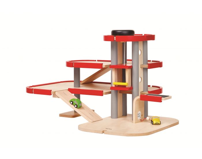 PLAN TOYS Garage Parking en Bois - D�s 3 ans (2)