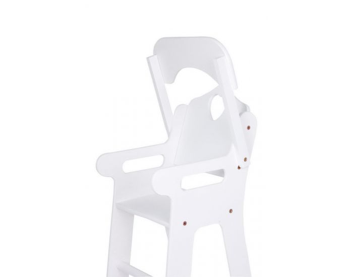 SMALL FOOT COMPANY Chaise haute coeur blanche - D�s 2 ans (1)