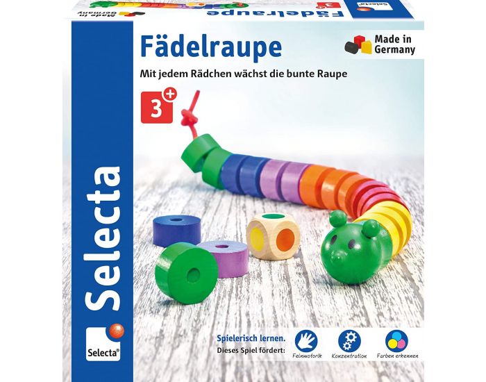 SELECTA SPIELZEUG Chenille  Enfiler - Ds 3 Ans (1)