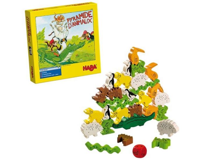 HABA Pyramide d'Animaux - Ds 3 ans (1)