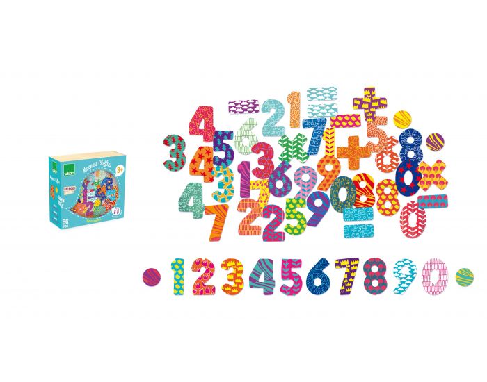 VILAC Magnets Chiffres - 56 pi�ces - D�s 3 ans (3)