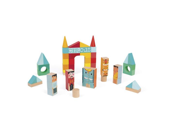 JANOD Kubix - 60 Cubes Cirque - D�s 2 ans (1)