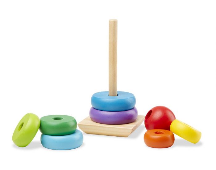 MELISSA & DOUG Empilable Arc-en-ciel - D�s 1 an (1)