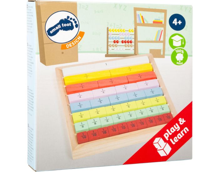 SMALL FOOT COMPANY Jeu �ducatif Fractions - D�s 4 ans (2)