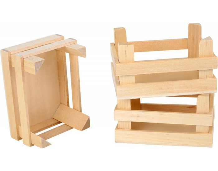 SMALL FOOT COMPANY Lot de 3 petites caisses en bois - D�s 3 ans (1)