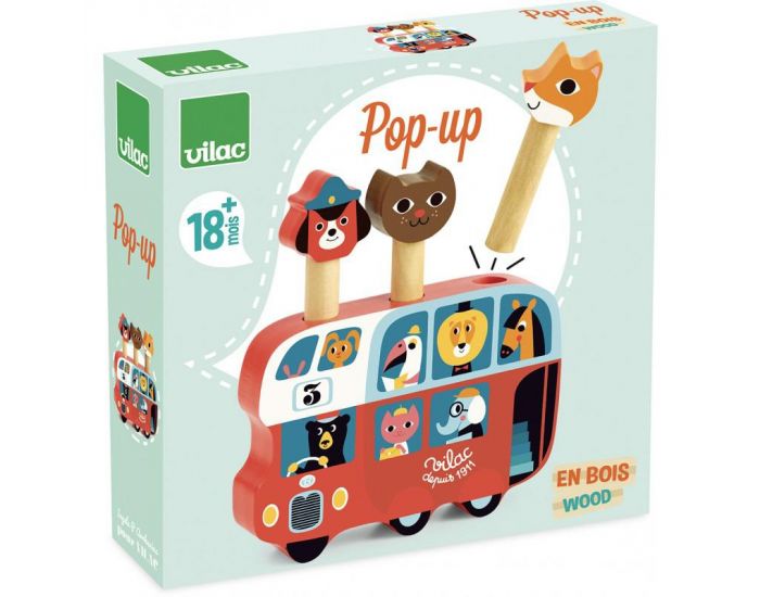 VILAC Pop-up Autobus - D�s 12 mois (1)