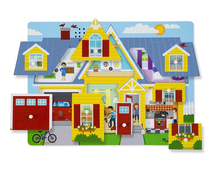 MELISSA & DOUG Puzzle Sonore - Autour de la Maison - D�s 2 ans (1)