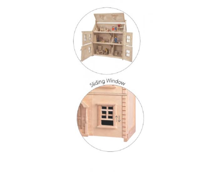 PLAN TOYS Maison de Poup�es Victorienne - D�s 3 ans (1)