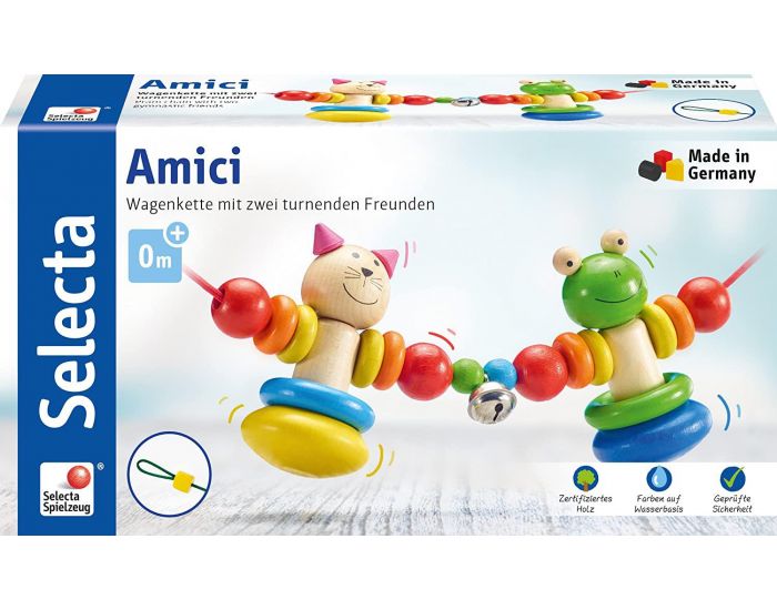 SELECTA SPIELZEUG Amici Cha�ne de Landau Aux Deux Amis - D�s 12 mois (3)