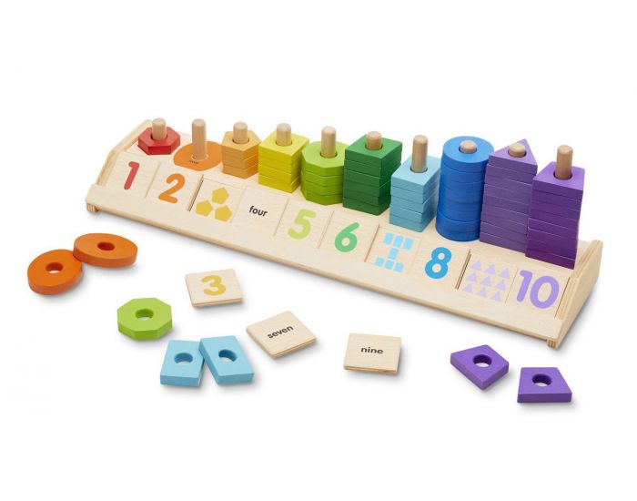 MELISSA & DOUG Empileur de Formes et de Comptage - D�s 2 ans (1)