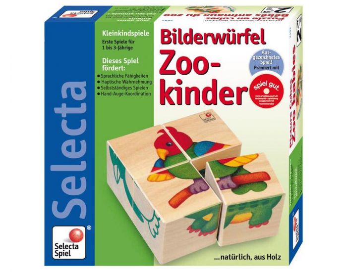 SELECTA SPIELZEUG Cubes Animaux - Ds 2 Ans (4)