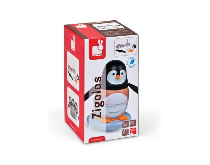 JANOD Culbuto Pingouin Zigolos - D�s 1  (2)