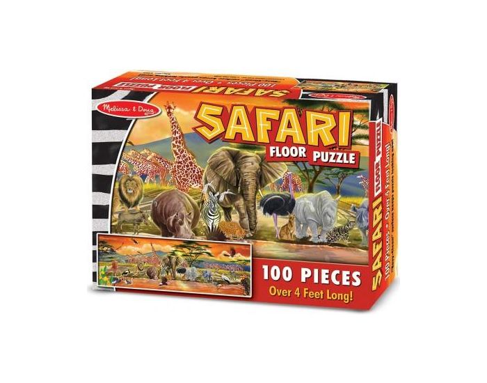 MELISSA & DOUG Puzzle Gant Safari - 100 pices - Ds 4 ans (2)