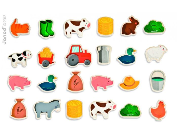 JANOD Magnets Ferme - D�s 1 ans (1)