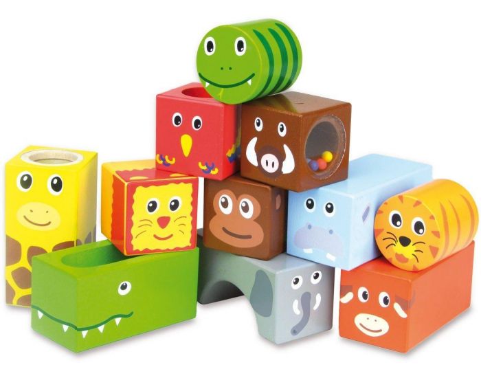 VILAC Cubes sonores animaux de la savane - D�s 18 mois (1)