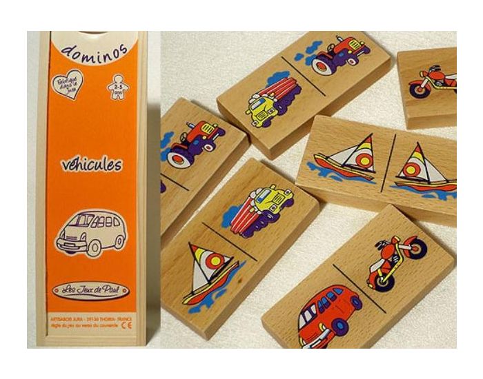 LES JEUX DE PAUL Dominos v�hicules - D�s 2 ans (1)