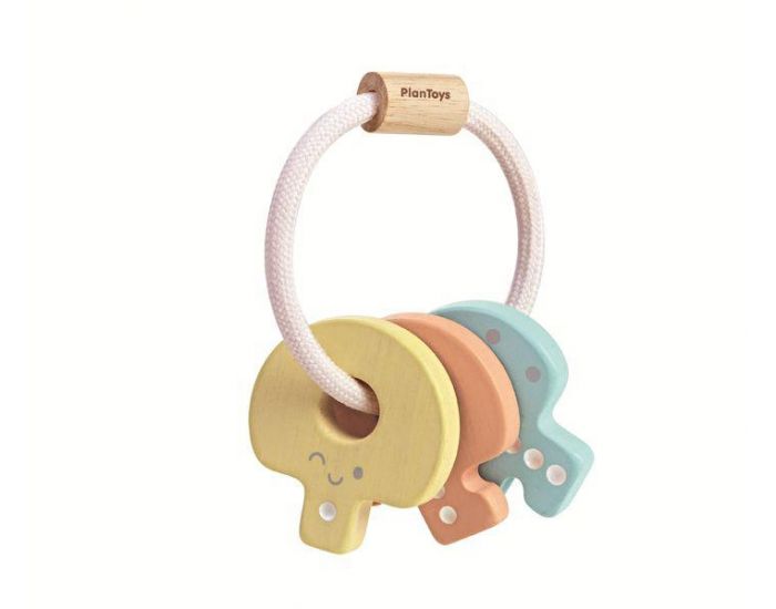 PLAN TOYS Hochet Cl�s Pastel - D�s 12 mois (1)