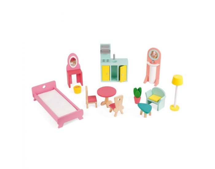 JANOD Maison de poup�es Happy Day - D�s 3 ans (1)